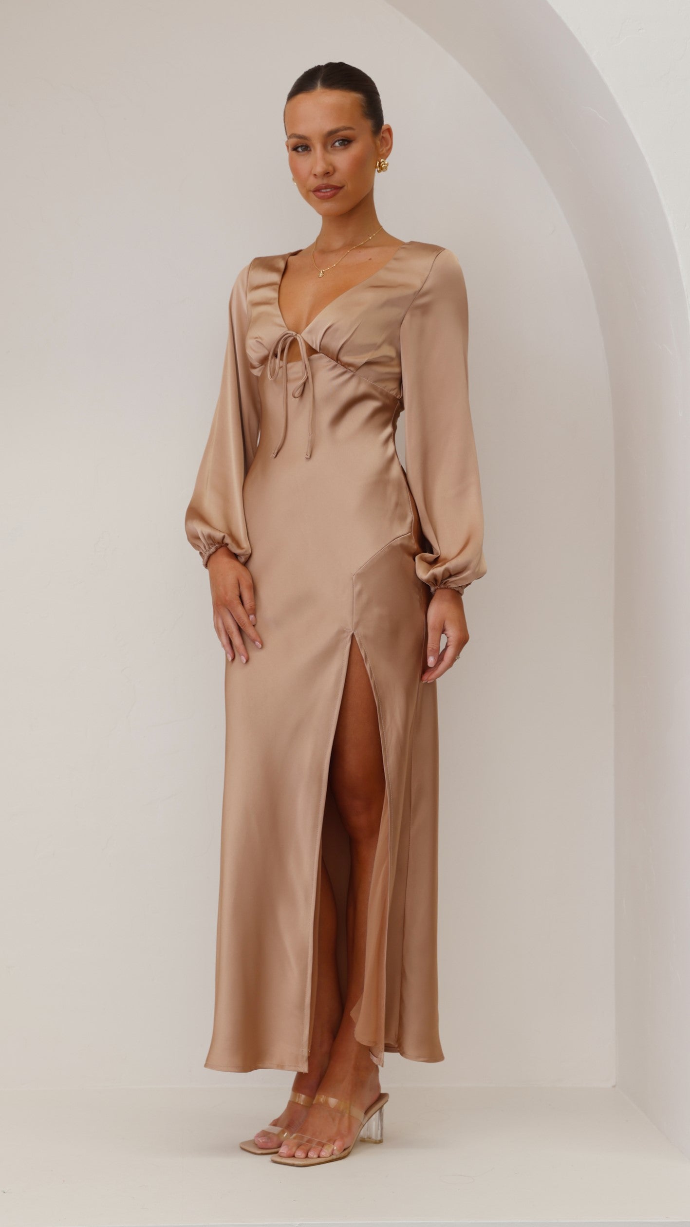 Brigitte Maxi Dress - Latte