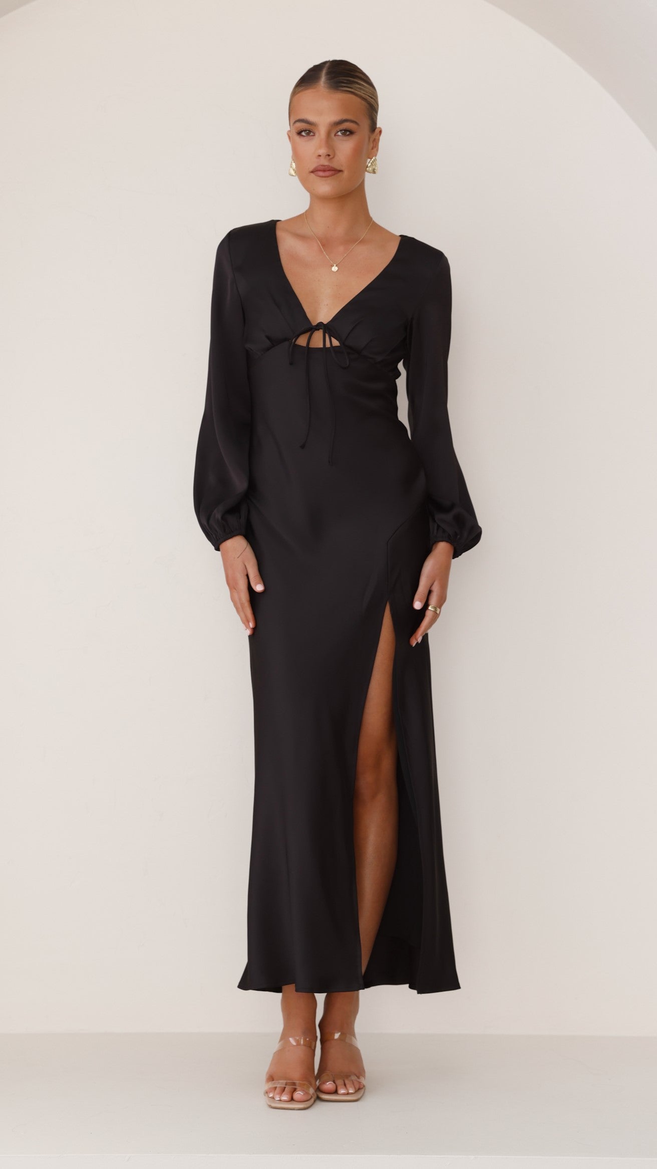 Brigitte Maxi Dress - Black