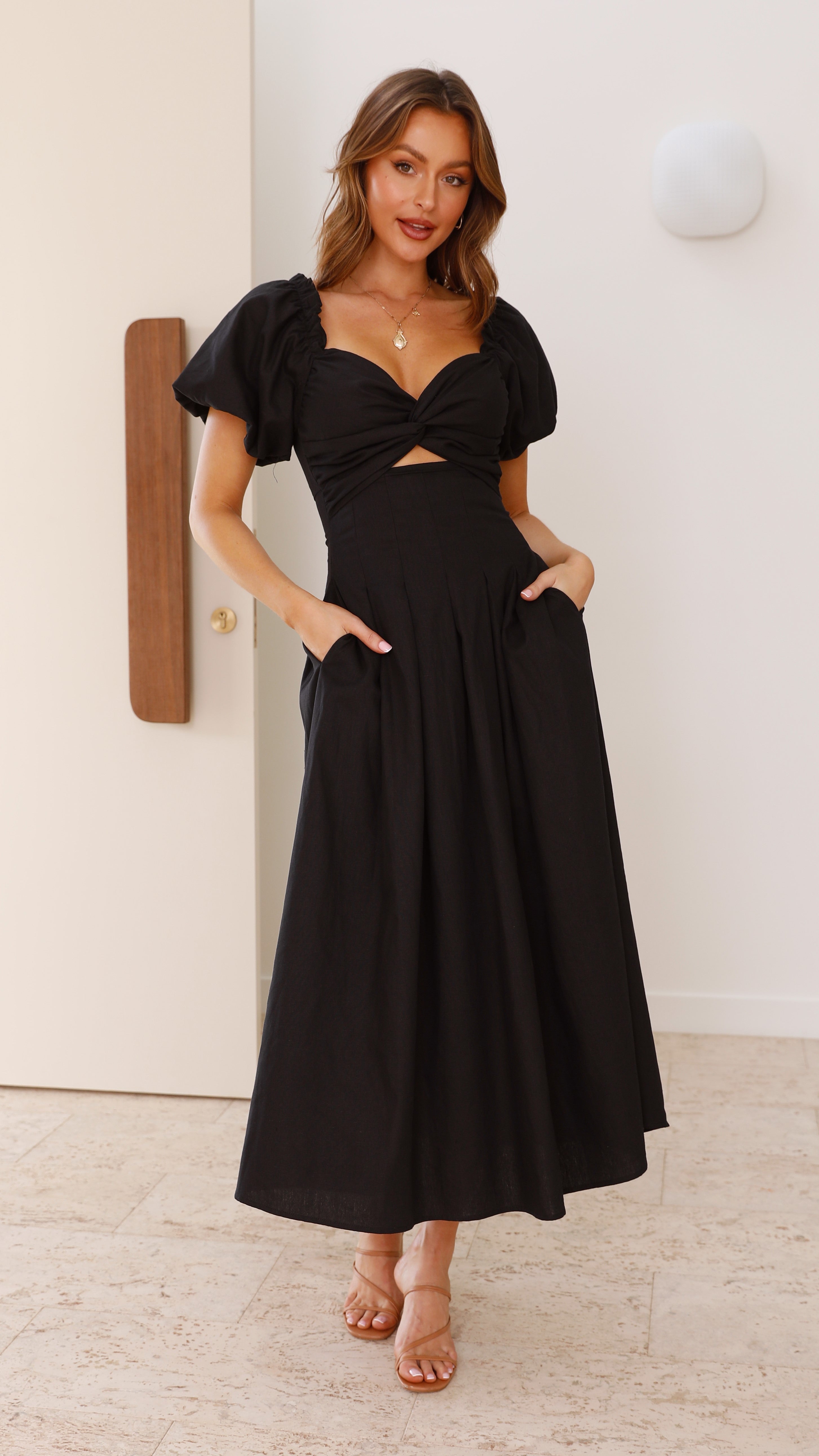 Christina Maxi Dress - Black