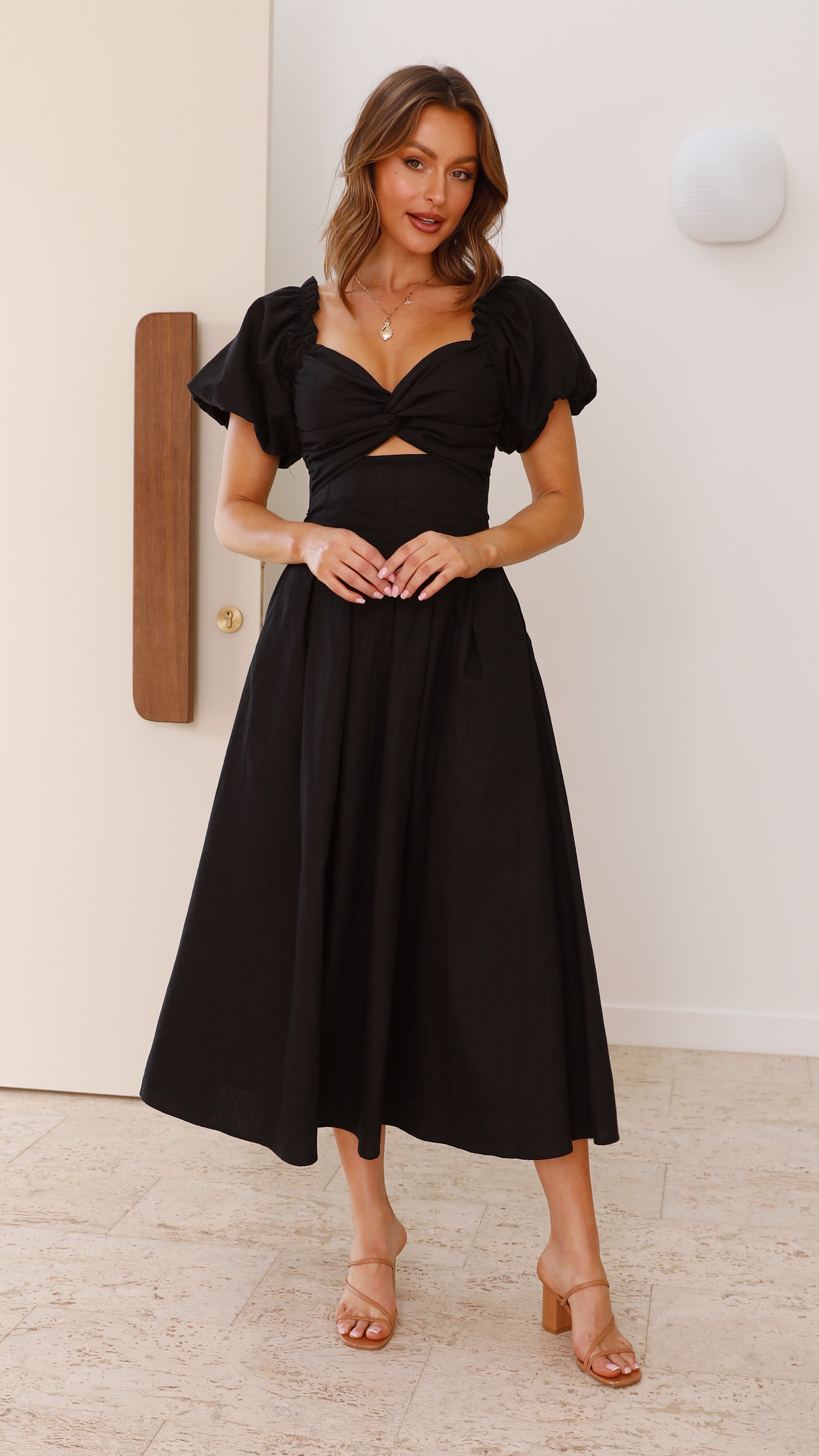 Christina Maxi Dress - Black