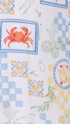 Luna Tie Shoulder Maxi Dress - Picnic Print