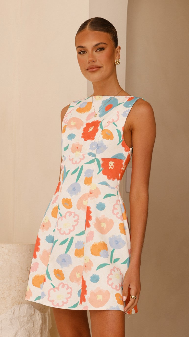 Rafiki Mini Dress - Floral Dream