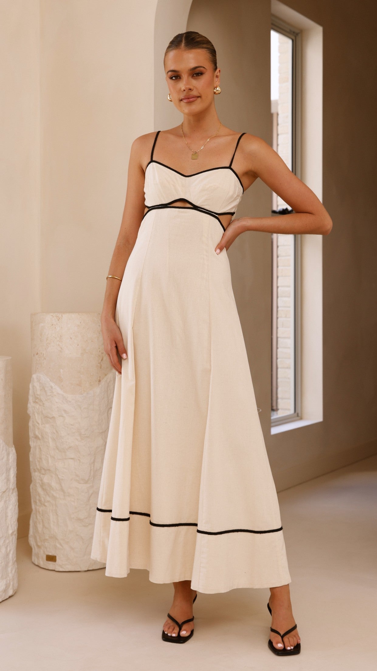 Nereda Maxi Dress - Cream