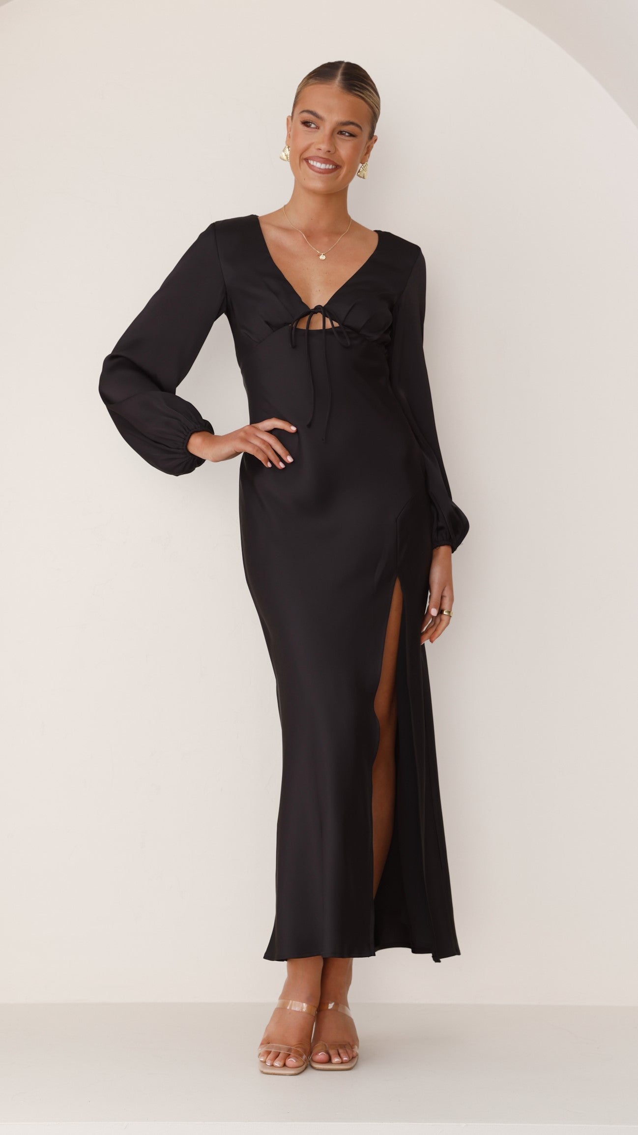 Brigitte Maxi Dress - Black
