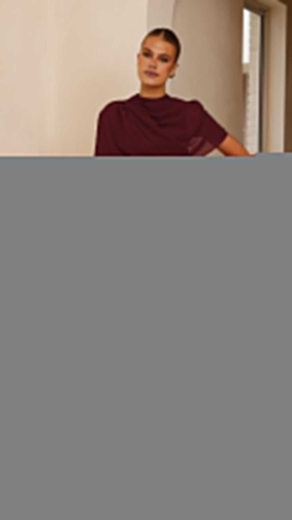 Zahni Mini Dress - Wine