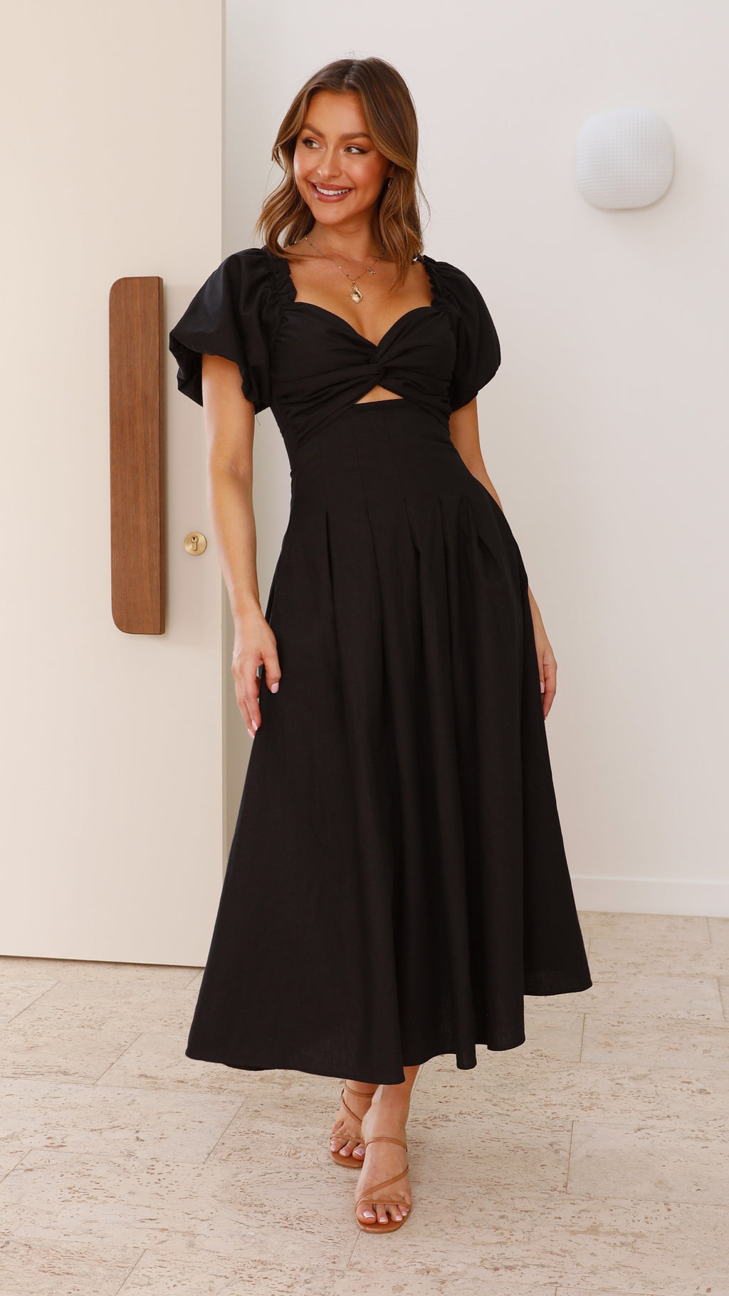 Christina Maxi Dress - Black