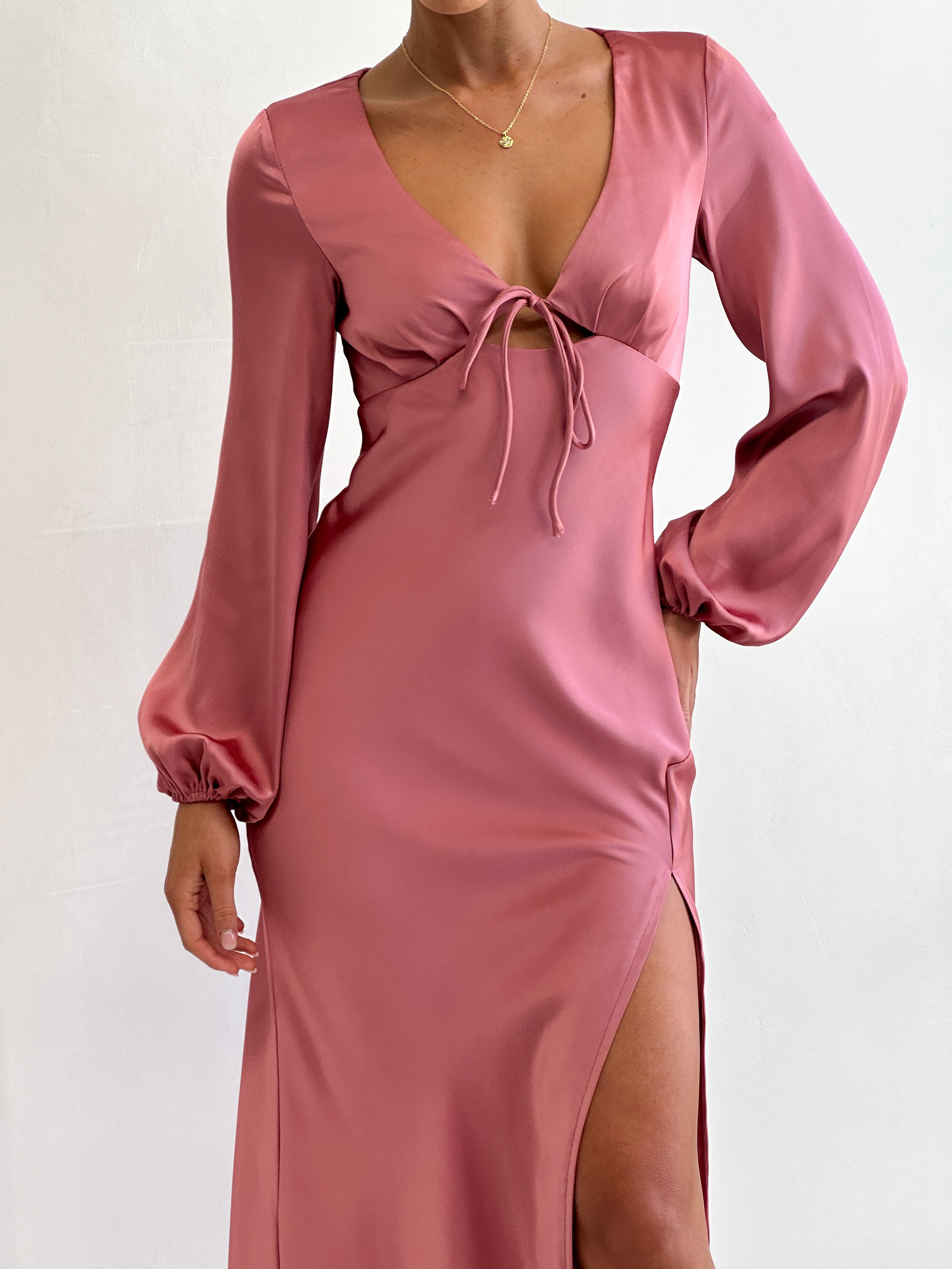 Brigitte Maxi Dress - Baked Rose