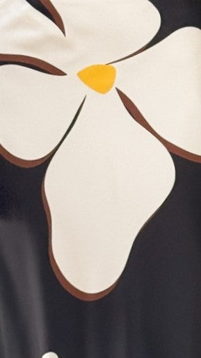 Benni Asymmetric Mini Dress - Fiore Bianco