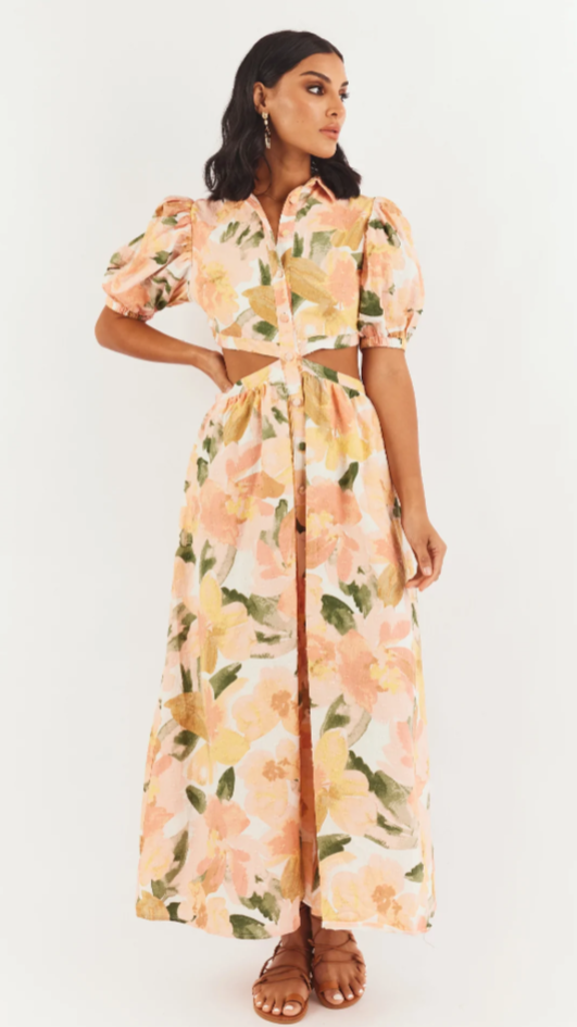 Kylo Midi Dress - Mallorca Floral